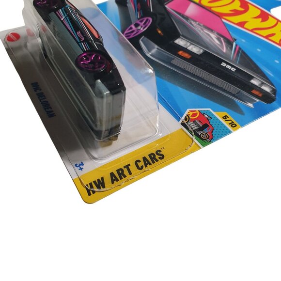 Hot Wheels HW Art Cars DMC Delorean Black Pink 36/250 Die Cast Car 5/10 - Picture 3 of 5